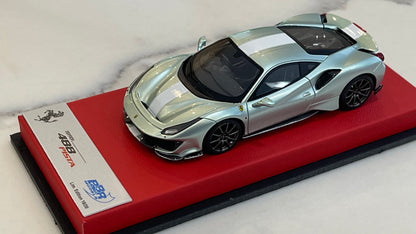 BBR 1/43 Ferrari 488 Pista RHD 2019 Verde Francese CAR76ALB