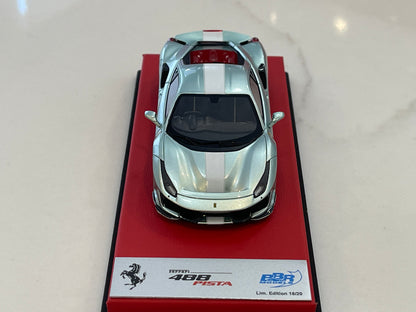 BBR 1/43 Ferrari 488 Pista RHD 2019 Verde Francese CAR76ALB