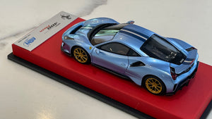 BBR 1/43 Ferrari 488 Pista RHD 2019 Azzurro California CAR76BLB