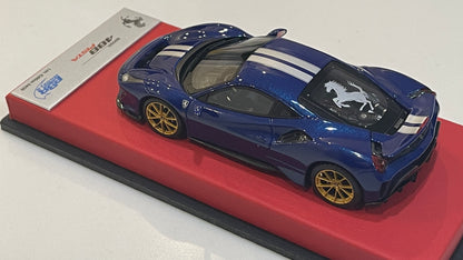 BBR 1/43 Ferrari 488 Pista LHD 2019 Blue CAR76GL-01LB