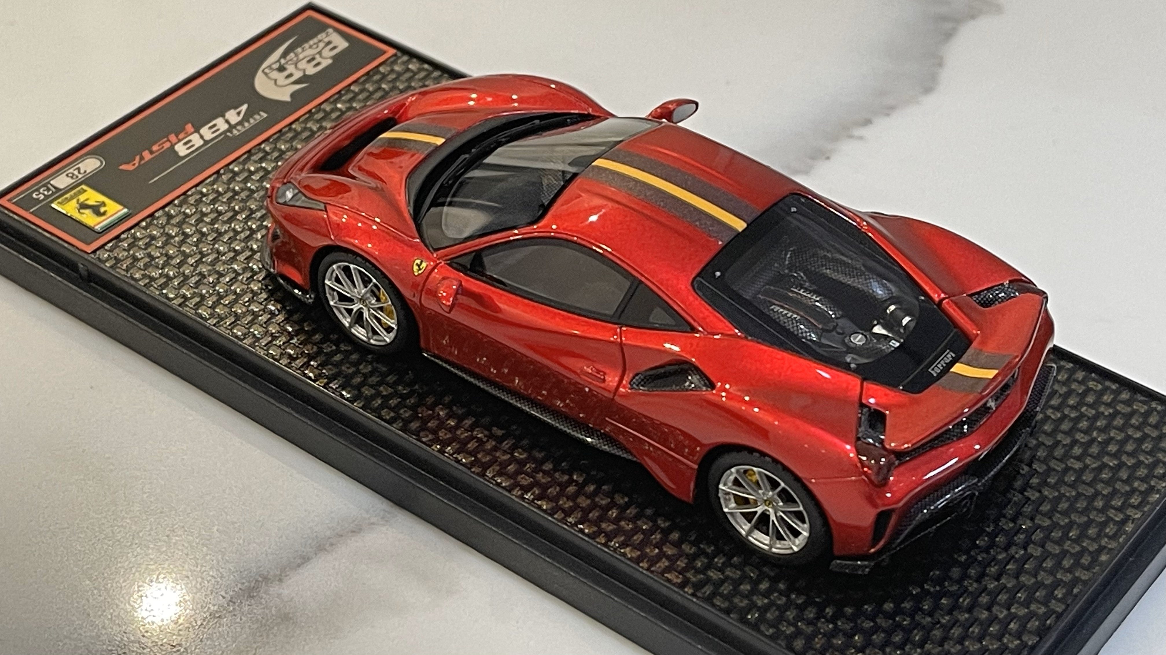 BBR 1/43 Ferrari 488 Pista RHD 2020 Rosso Fuoco CAR76RI-02