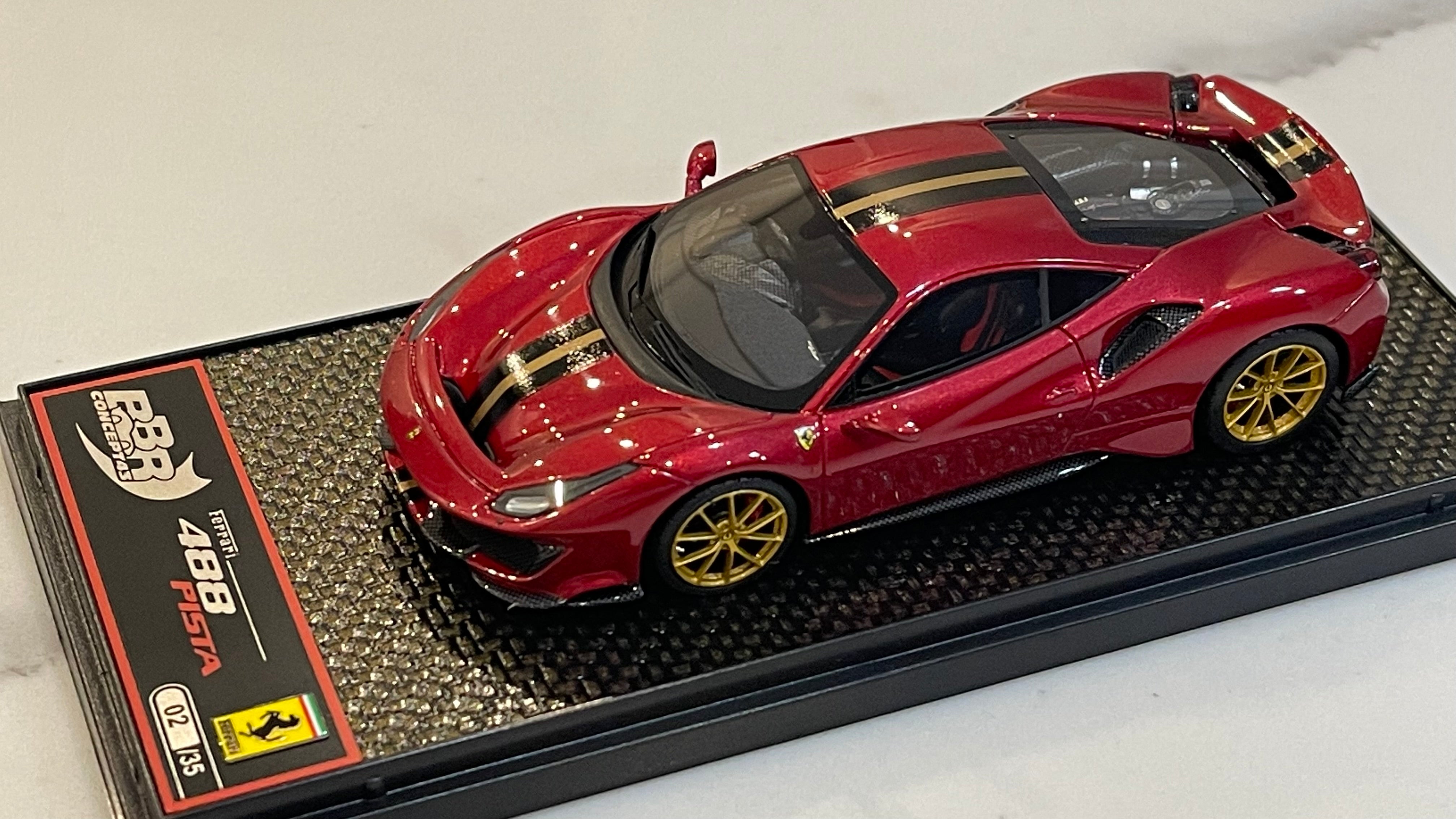 BBR 1/43 Ferrari 488 Pista RHD 2020 Rosso Fiorano CAR76RI-03