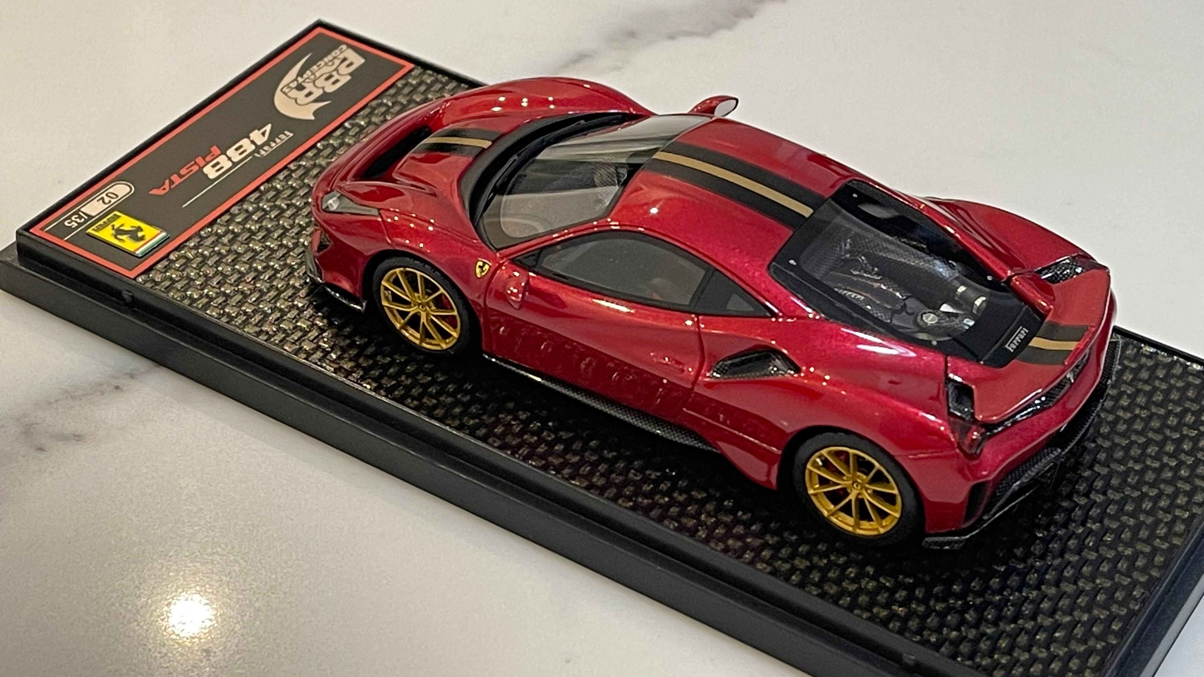 BBR 1/43 Ferrari 488 Pista RHD 2020 Rosso Fiorano CAR76RI-03