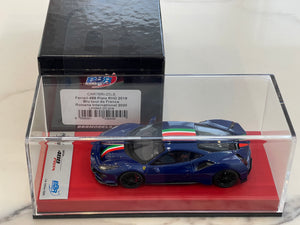 BBR 1/43 Ferrari 488 Pista RHD 2019 Blue TDF CAR76RI-05LB