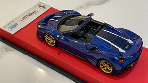 BBR 1/43 Ferrari 488 Pista Spider RHD 2019 Blue TDF CAR77ALB