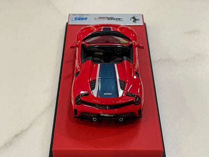 BBR 1/43 Ferrari 488 Pista Spider RHD 2019 Rosso Corsa CAR77BLB