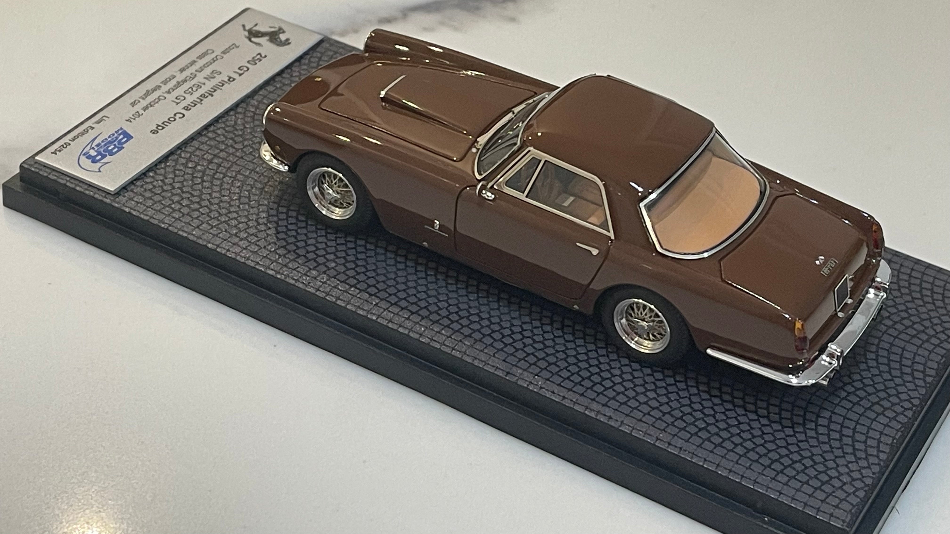 BBR 1/43 Ferrari 250 GT Pininfarina Coupe 1625GT 1959 Brown CAR96A