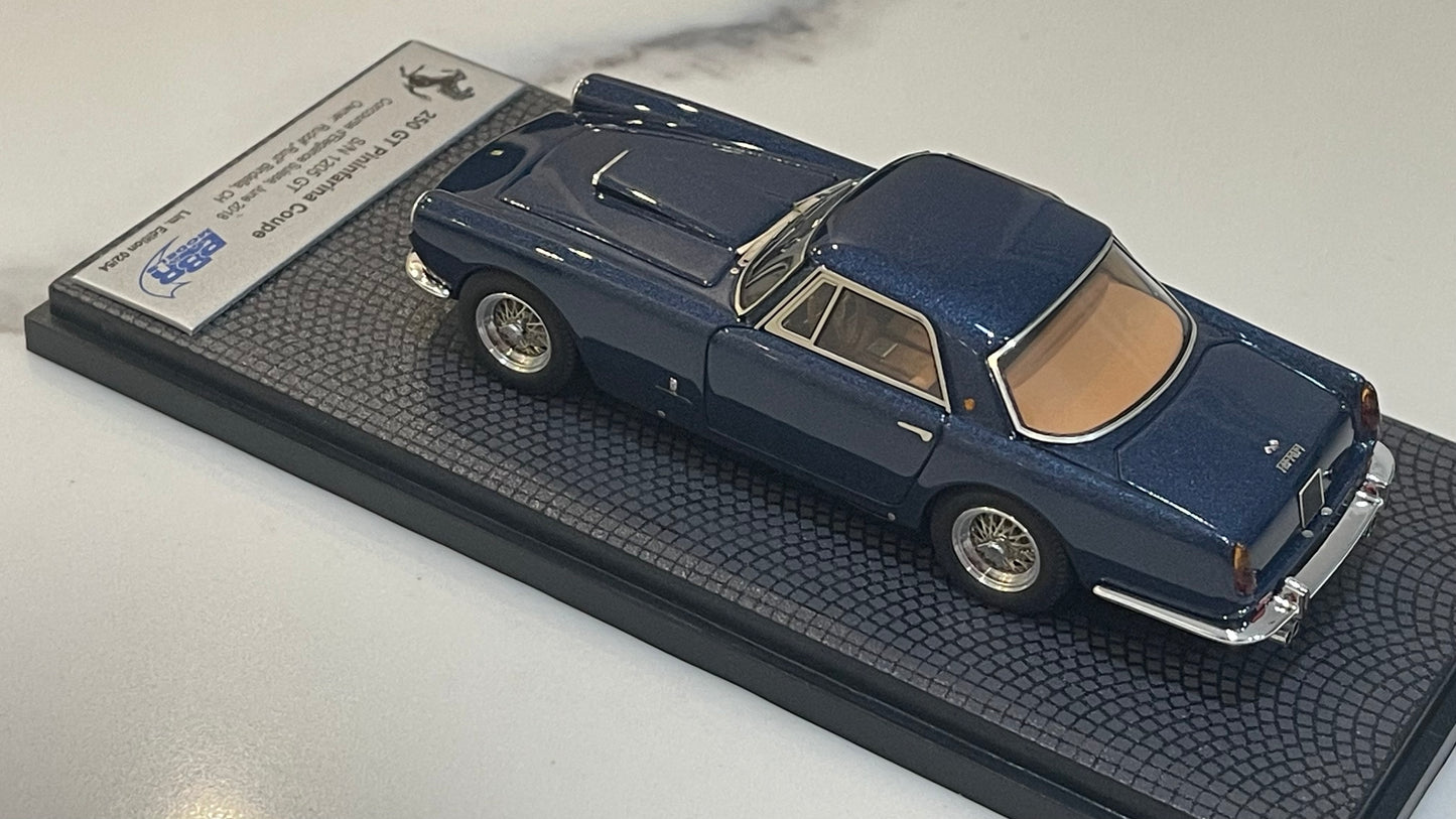 BBR 1/43 Ferrari 250 GT Pininfarina Coupe 1205GT 1959 Dark Blue CAR96B