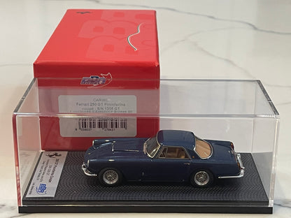 BBR 1/43 Ferrari 250 GT Pininfarina Coupe 1205GT 1959 Dark Blue CAR96B