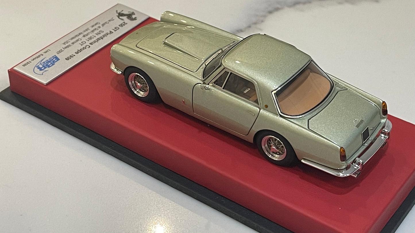 BBR 1/43 Ferrari 250 GT Pininfarina Coupe 1381GT 1960 Light Green CAR96CLB-V1