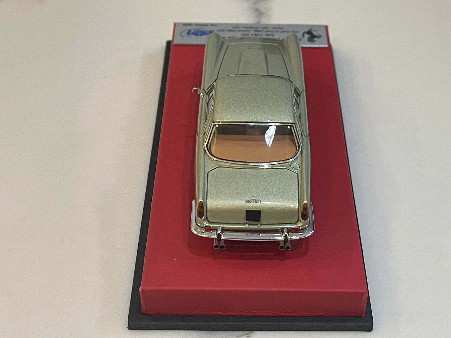 BBR 1/43 Ferrari 250 GT Pininfarina Coupe 1381GT 1960 Light Green CAR96CLB-V1