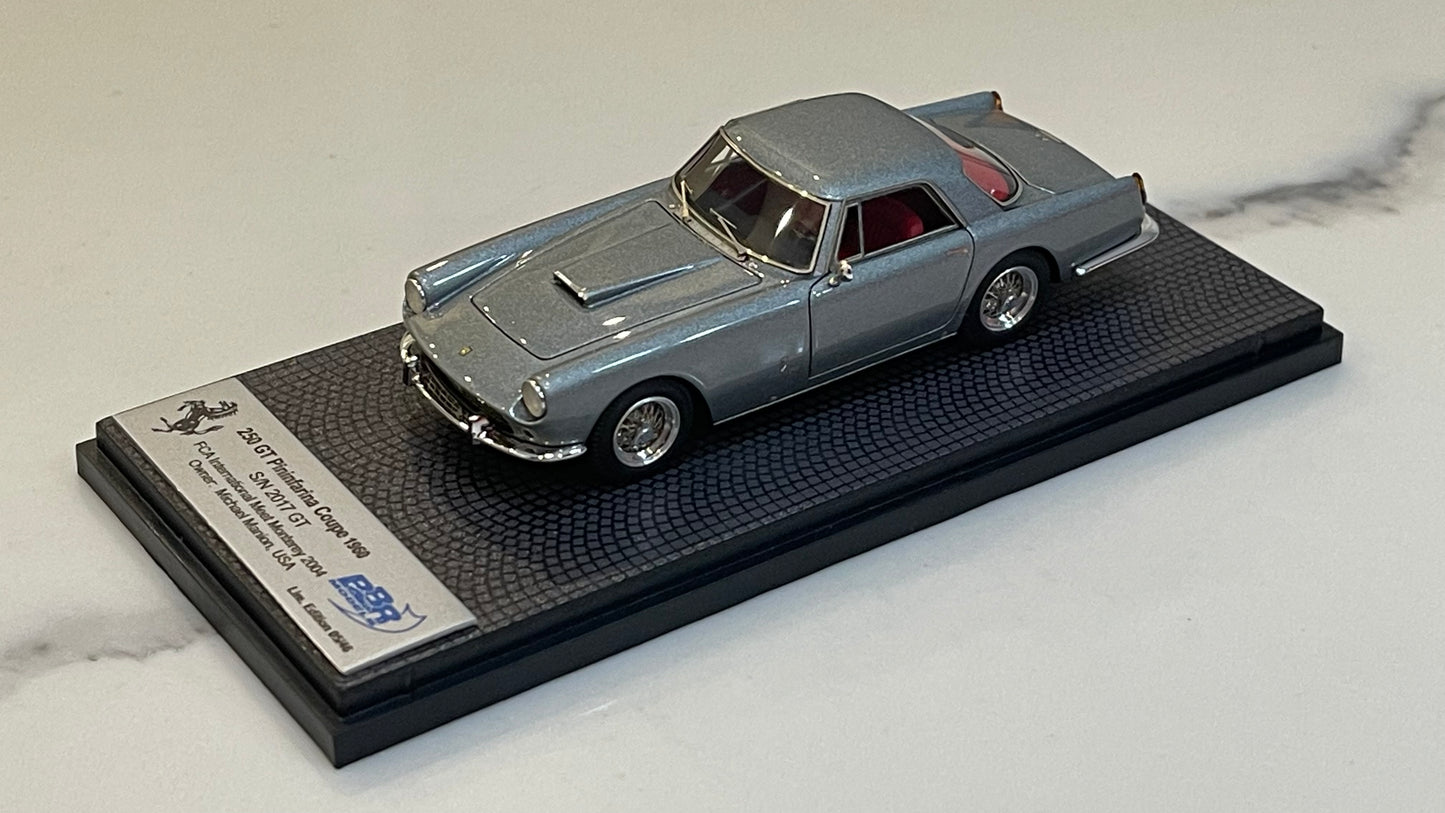 BBR 1/43 Ferrari 250 GT Pininfarina Coupe 2017GT 1959 Met. Grey CAR96D