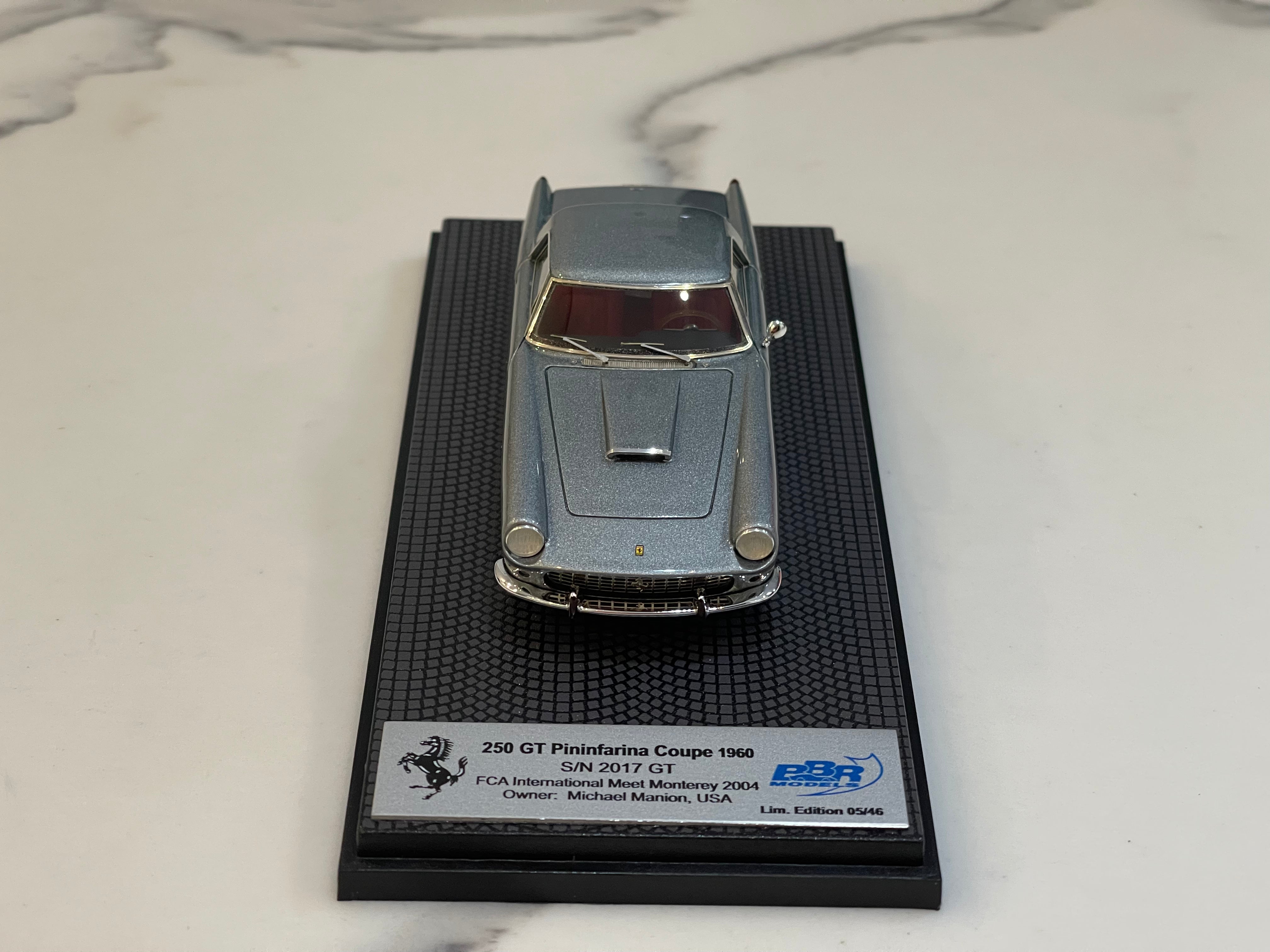 BBR 1/43 Ferrari 250 GT Pininfarina Coupe 2017GT 1959 Met. Grey CAR96D