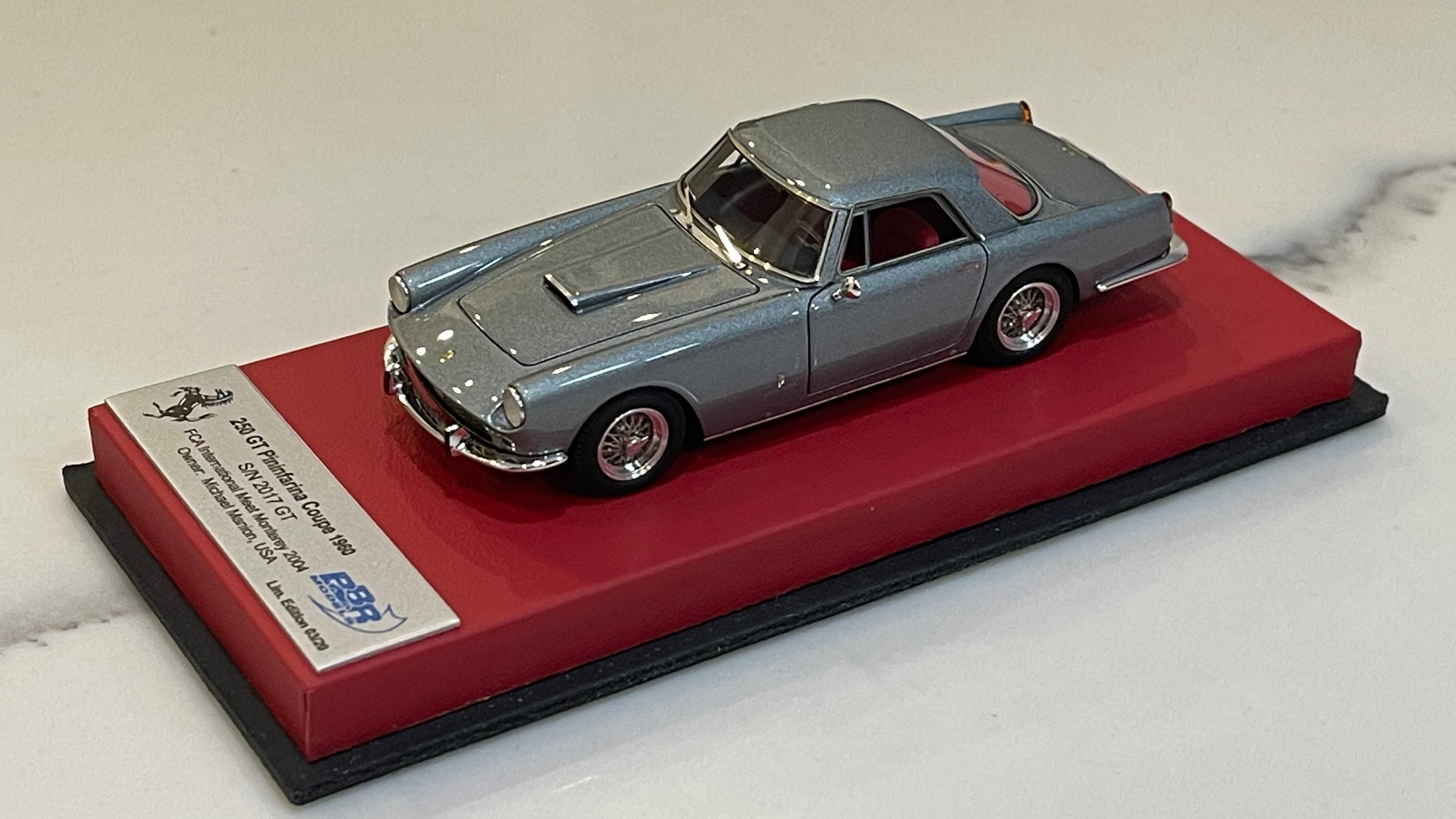 BBR 1/43 Ferrari 250 GT Pininfarina Coupe 2017GT 1959 Met. Grey CAR96DLB-V1