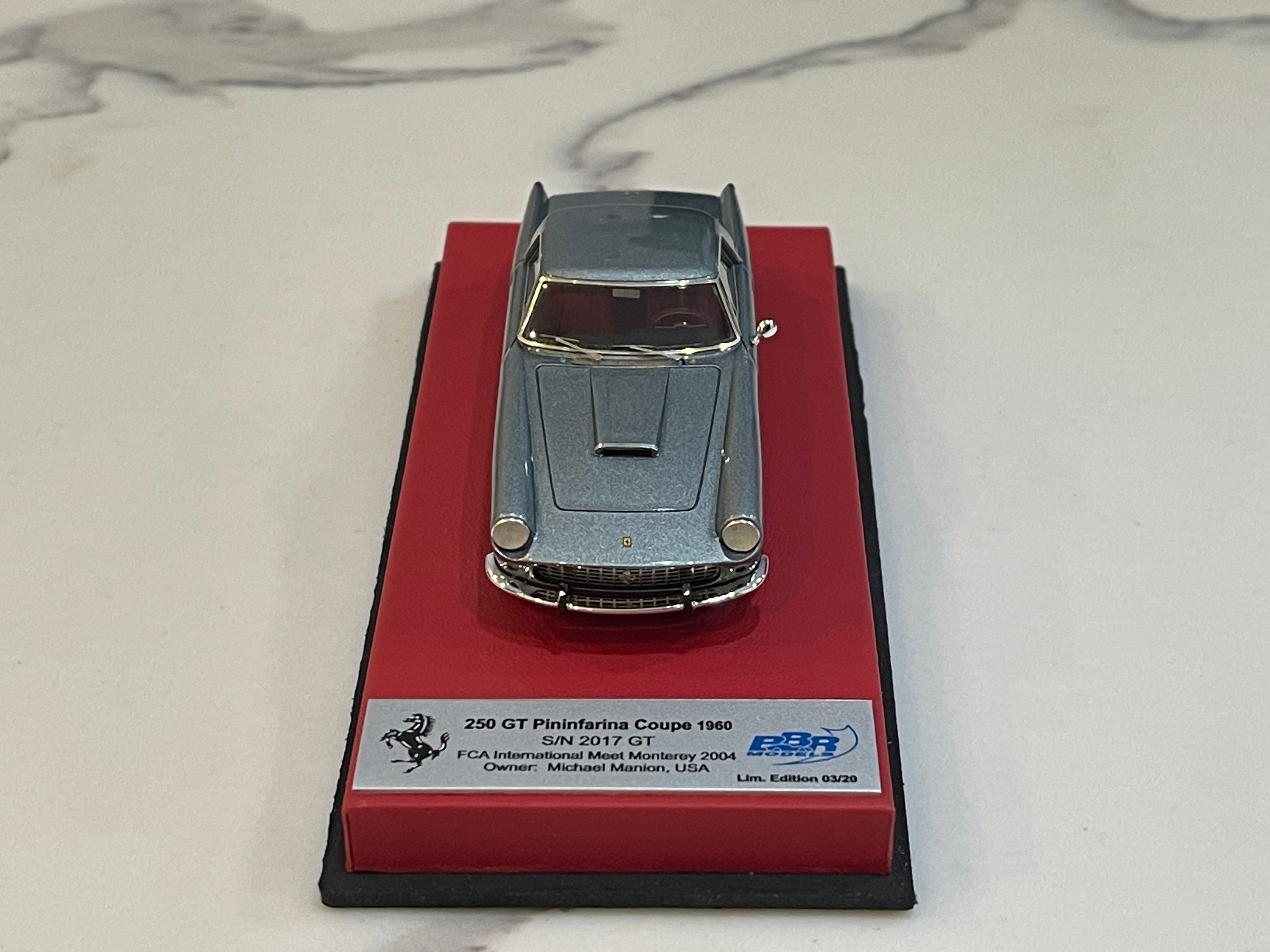 BBR 1/43 Ferrari 250 GT Pininfarina Coupe 2017GT 1959 Met. Grey CAR96DLB-V1