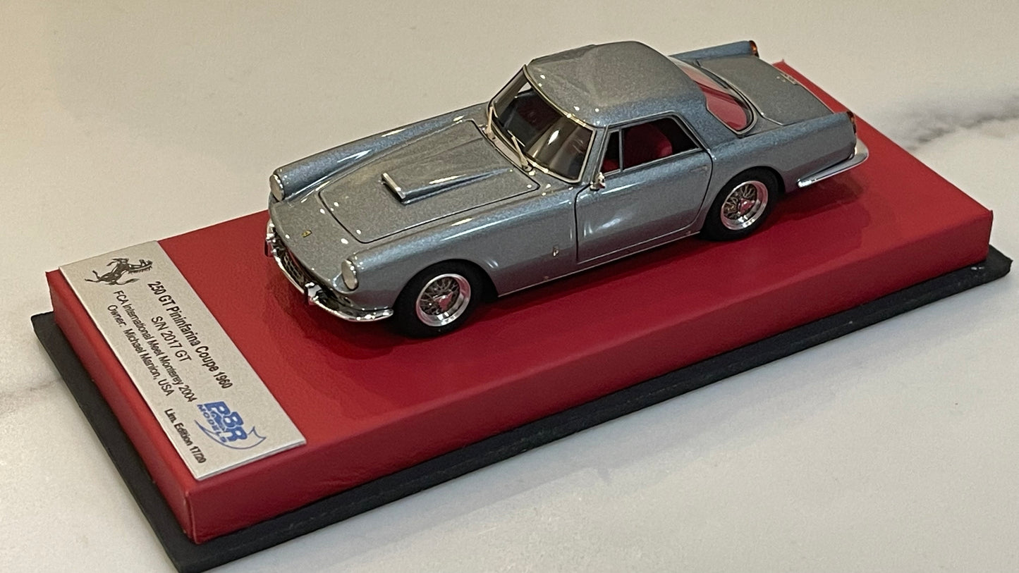 BBR 1/43 Ferrari 250 GT Pininfarina Coupe 2017GT 1959 Met. Grey CAR96DLB-V1
