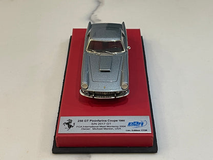 BBR 1/43 Ferrari 250 GT Pininfarina Coupe 2017GT 1959 Met. Grey CAR96DLB-V1