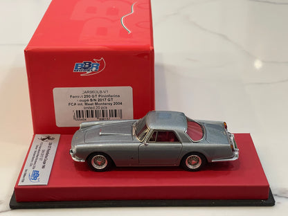 BBR 1/43 Ferrari 250 GT Pininfarina Coupe 2017GT 1959 Met. Grey CAR96DLB-V1