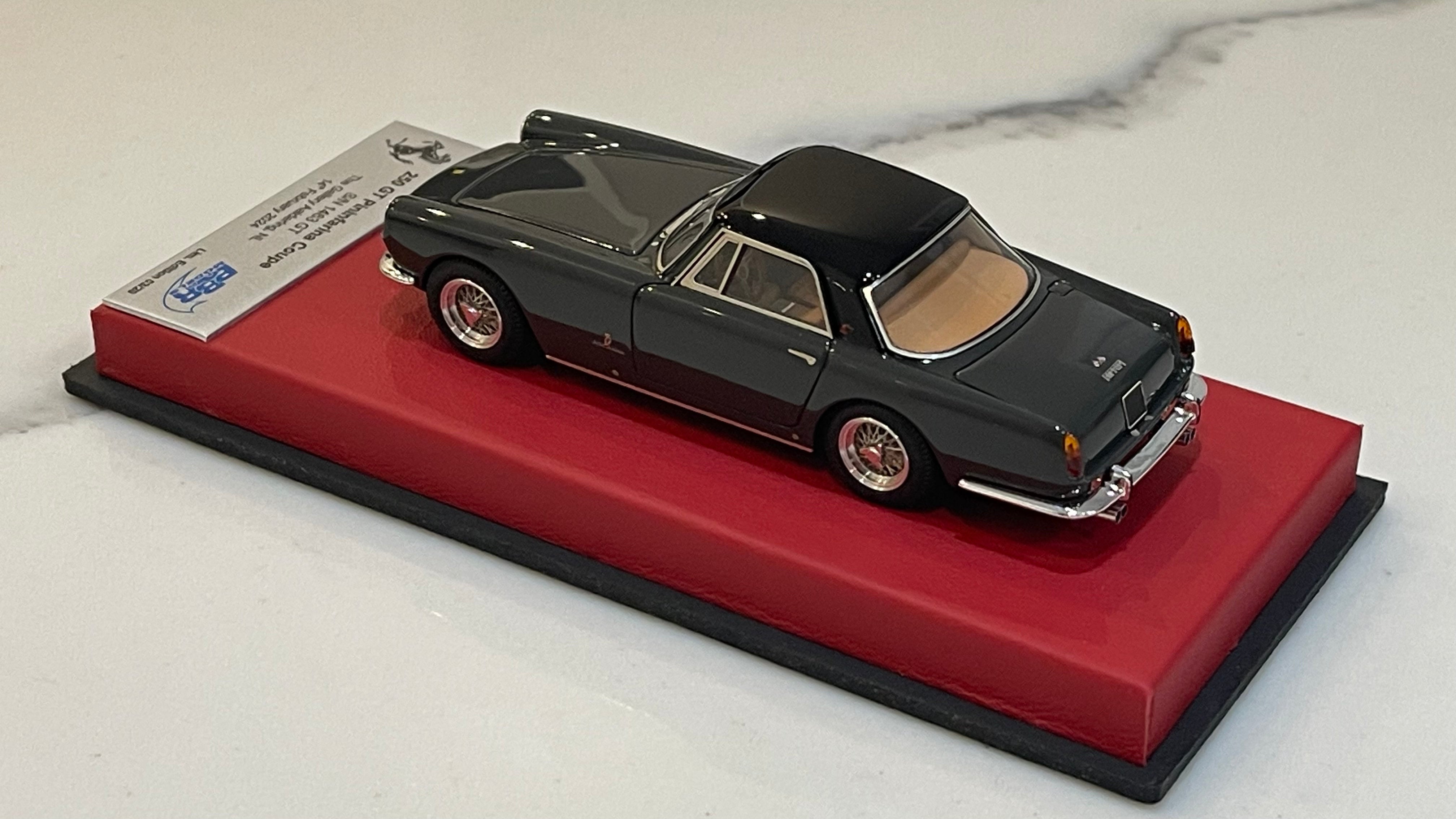 BBR 1/43 Ferrari 250 GT Pininfarina Coupe 1463GT 1960 Dark Grey/Black CAR97ALBR