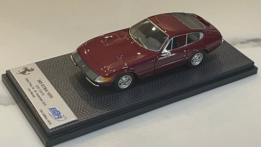 BBR 1/43 Ferrari 365 GTB4 Plexi S/N 13315 1970 Rosso Rubino BBRCAR98A