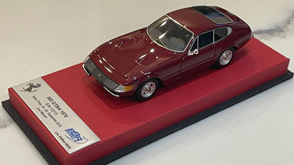 BBR 1/43 Ferrari 365 GTB4 Plexi S/N 13315 1970 Rosso Rubino BBRCAR98ALB
