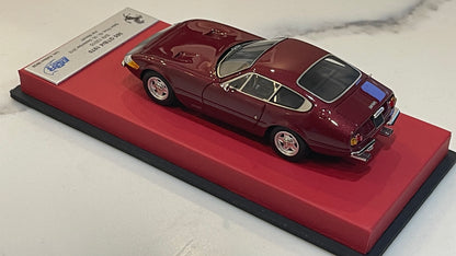 BBR 1/43 Ferrari 365 GTB4 Plexi S/N 13315 1970 Rosso Rubino BBRCAR98ALB