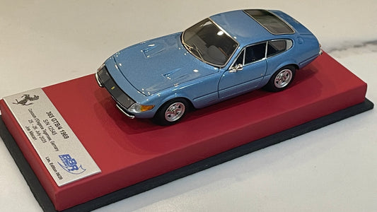 BBR 1/43 Ferrari 365 GTB4 Plexi S/N 12545 1970 Azzurro Hyperion BBRCAR98BLB