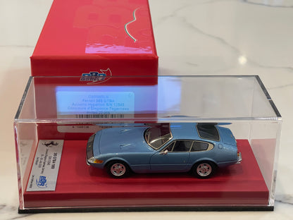 BBR 1/43 Ferrari 365 GTB4 Plexi S/N 12545 1970 Azzurro Hyperion BBRCAR98BLB