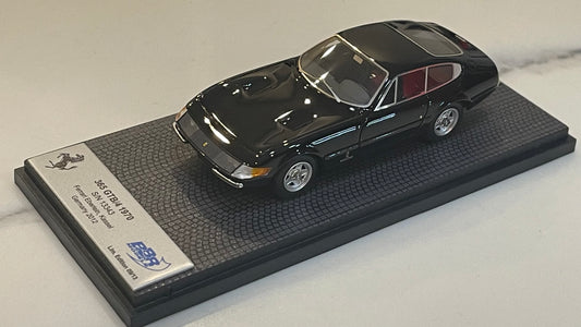 BBR 1/43 Ferrari 365 GTB4 Plexi S/N 13343 1970 Black BBRCAR98D