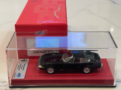 BBR 1/43 Ferrari 365 GTB4 Plexi S/N 13343 1970 Black BBRCAR98DLB