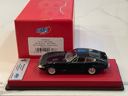 BBR 1/43 Ferrari 365 GTB4 Plexi S/N 13343 1970 Black BBRCAR98DLB