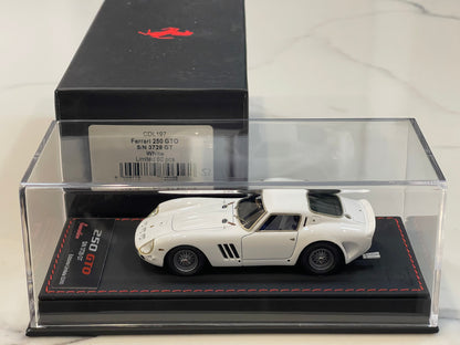 BBR 1/43 Ferrari 250 GTO 3729GT 1962 White BBRCDL197