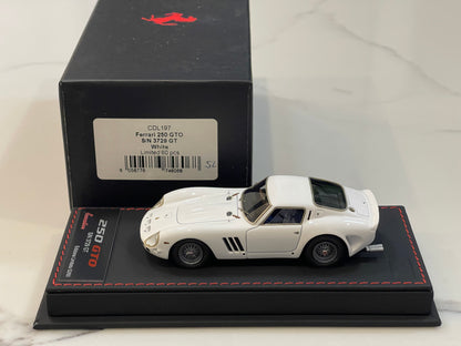 BBR 1/43 Ferrari 250 GTO 3729GT 1962 White BBRCDL197