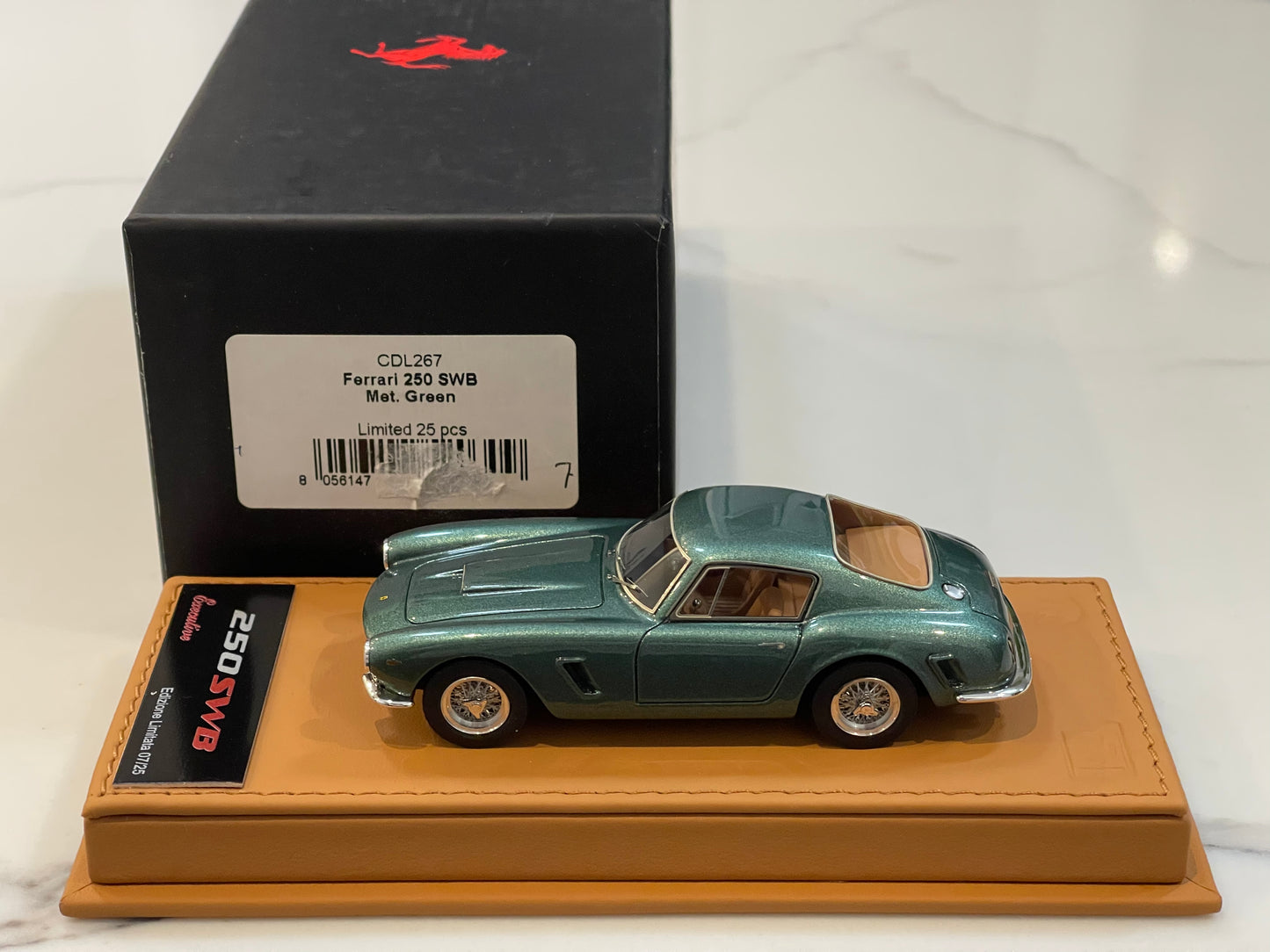 BBR 1/43 Ferrari 250 GT SWB 1961 Met. Green BBRCDL267