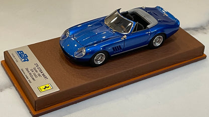 BBR 1/43 Ferrari 275 GTS/4 NART Steve McQueen 1967 Blue BBRCS015