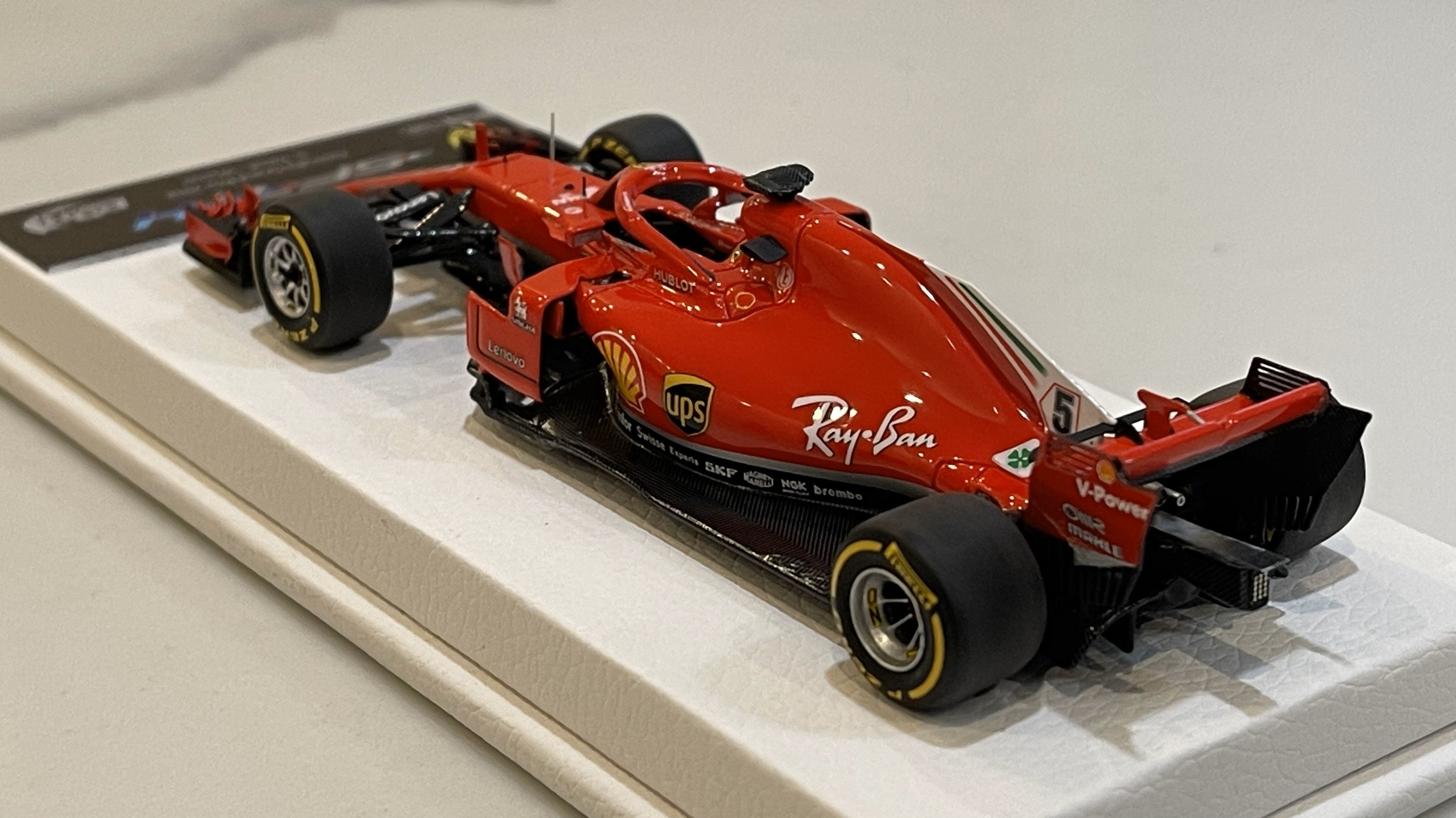 BBR 1/43 Ferrari SF71-H GP Australia 2018 S. Vettel F1 Red No. 5 BBREX51