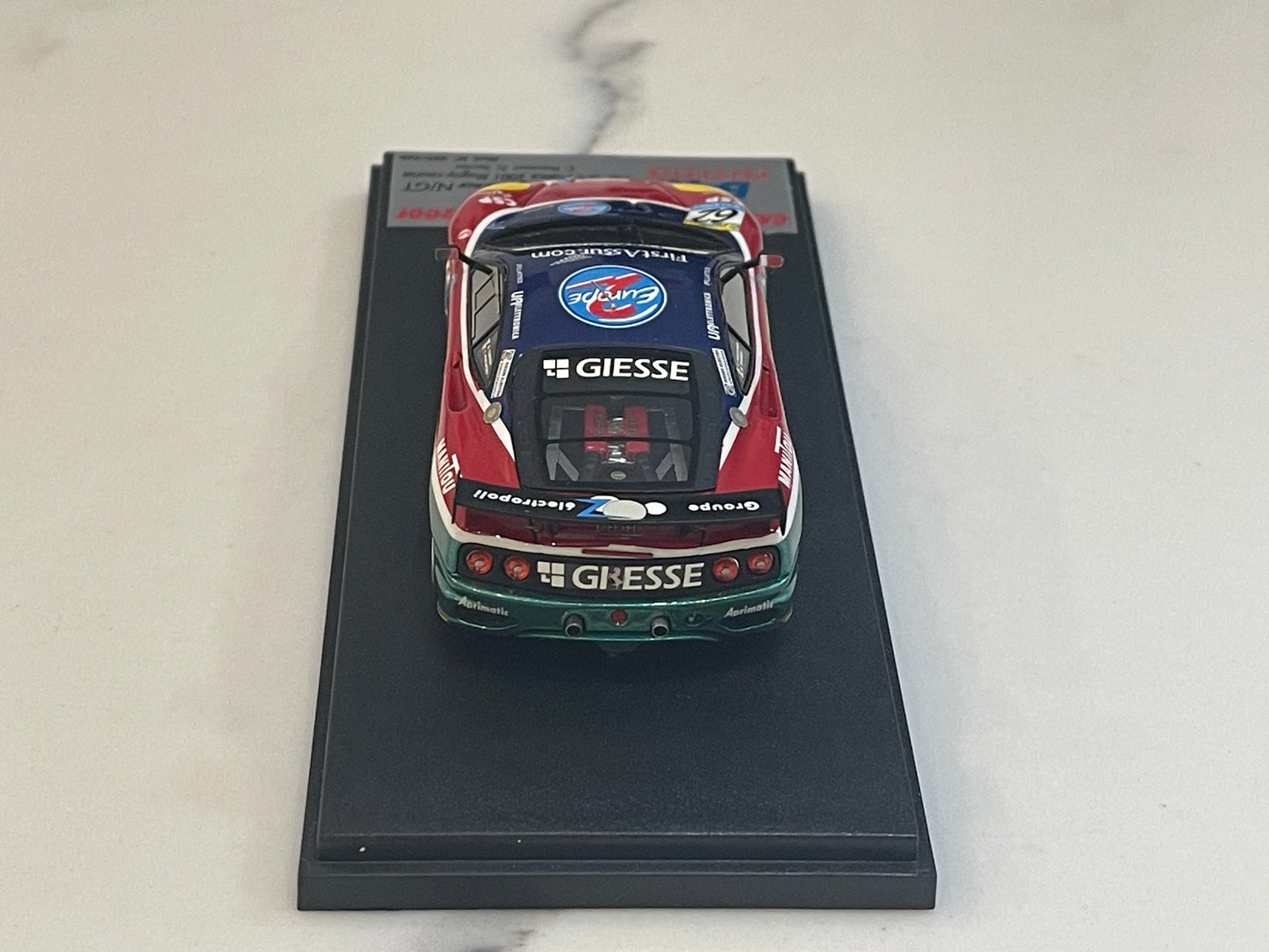 BBR 1/43 Ferrari 360 N/GT FIA GT France 2001 Blue No. 62 BBREX8