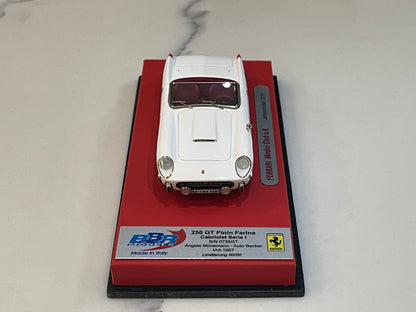 BBR 1/43 Ferrari 250 GT PH Cabriolet Series I 0735GT 1957 White FMCJTM2015