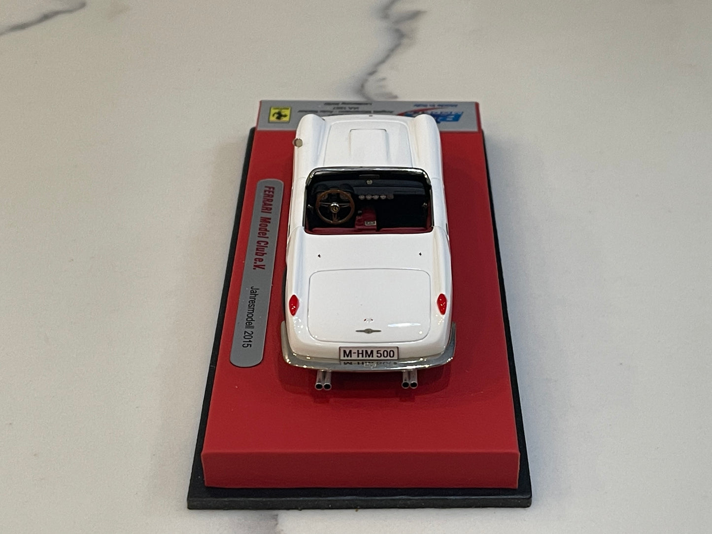 BBR 1/43 Ferrari 250 GT PH Cabriolet Series I 0735GT 1957 White FMCJTM2015