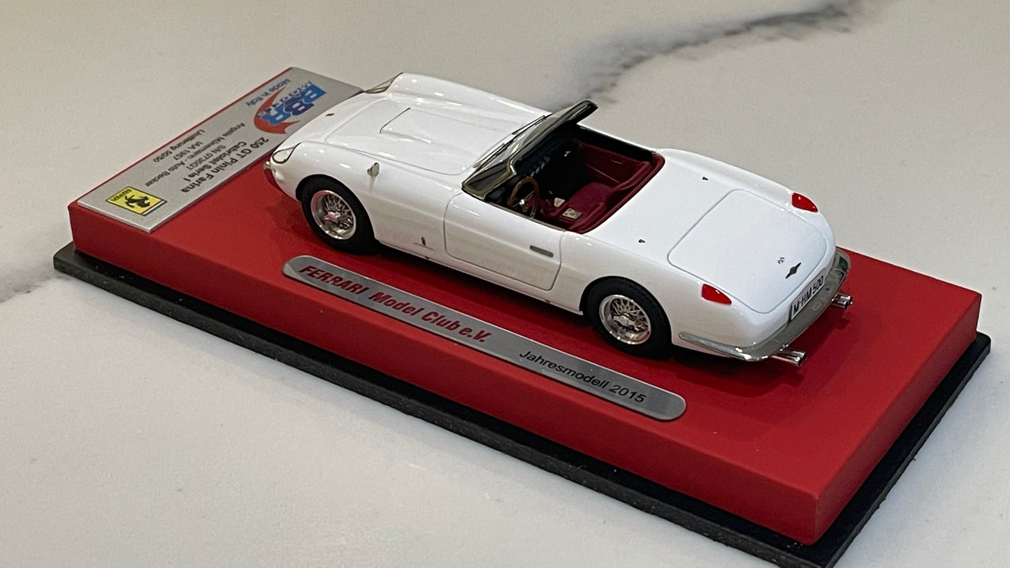 BBR 1/43 Ferrari 250 GT PH Cabriolet Series I 0735GT 1957 White FMCJTM2015