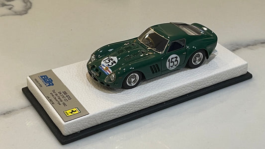 BBR 1/43 Ferrari 250 GTO 3767GT Tour de France 1962 Dark Green No. 153 BBRGTO02