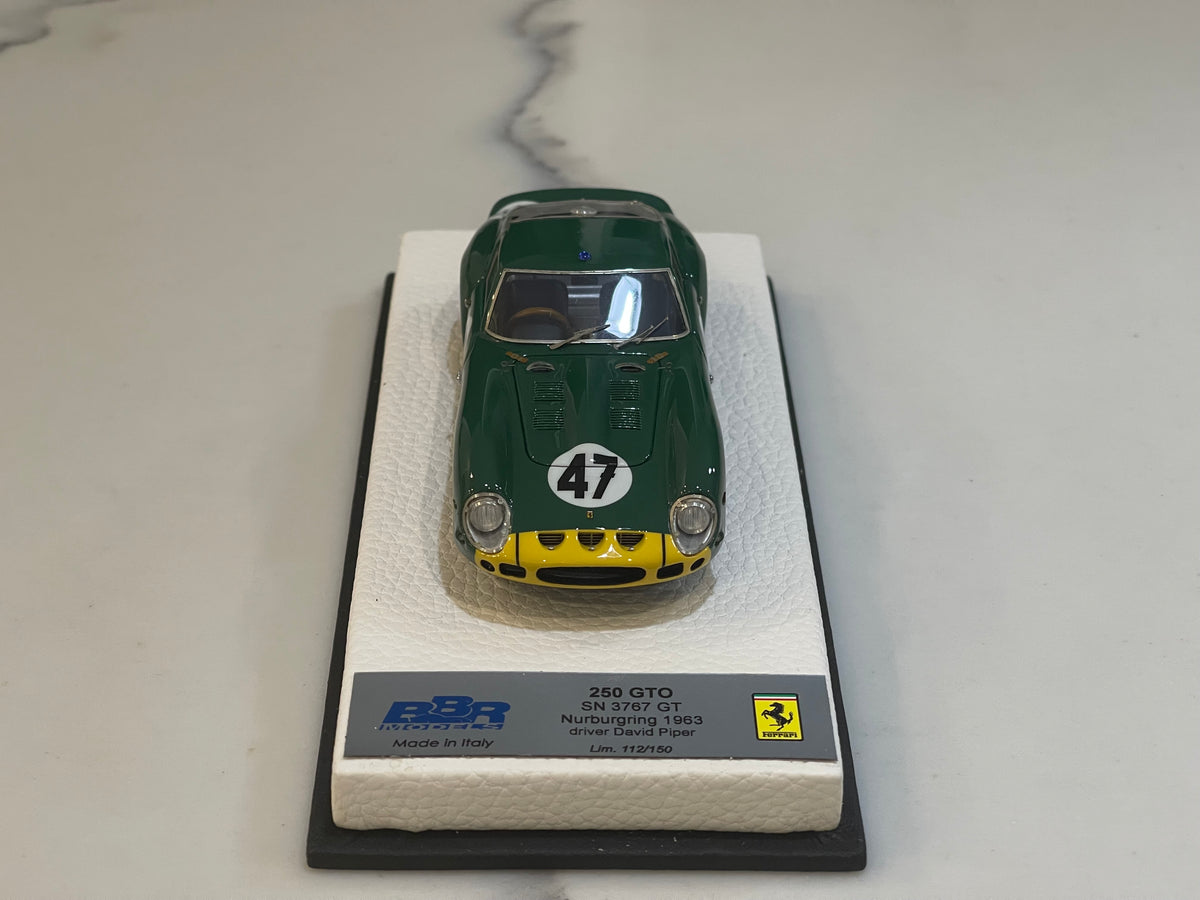 BBR 1/43 Ferrari 250 GTO 3767GT 1000KM Nurburgring 1963 Dark Green No. 47 BBRGTO05