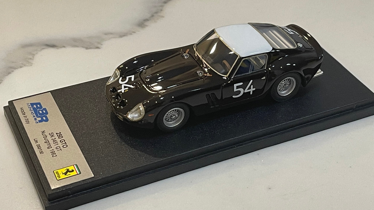 BBR 1/43 Ferrari 250 GTO 3541GT Nurburgring 1962 Brown/White BBRGTO07