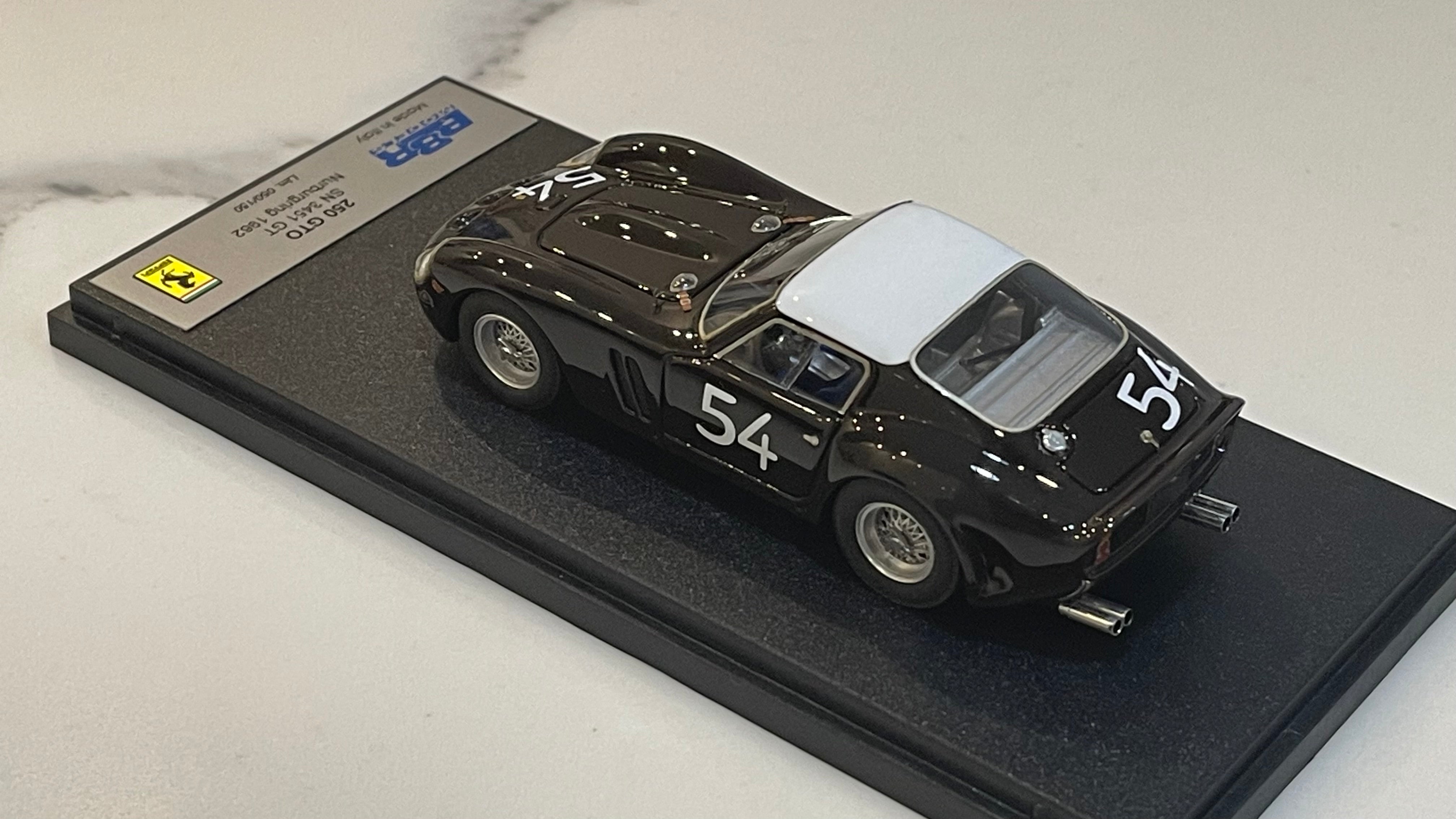 BBR 1/43 Ferrari 250 GTO 3541GT Nurburgring 1962 Brown/White BBRGTO07