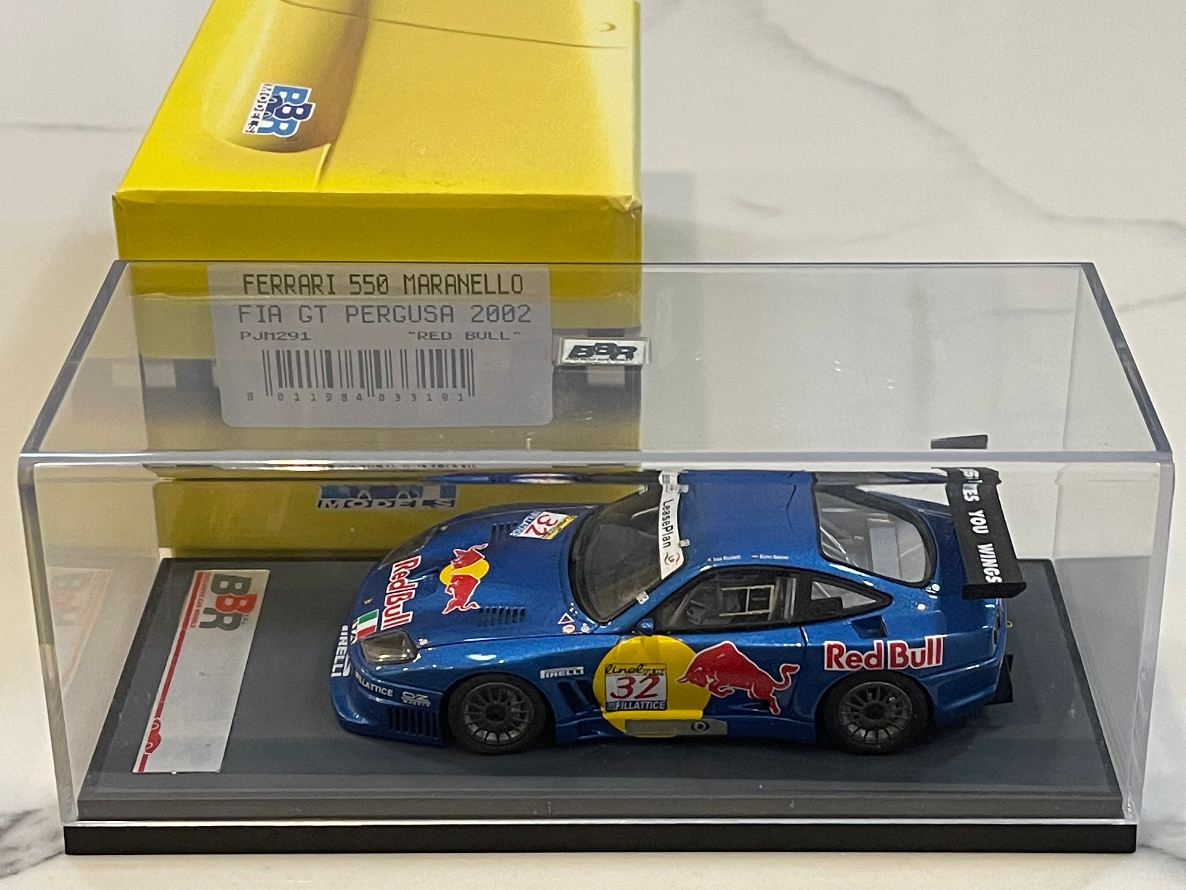 BBR 1/43 Ferrari 550 Maranello FIA GT Pergusa 2002 Blue No