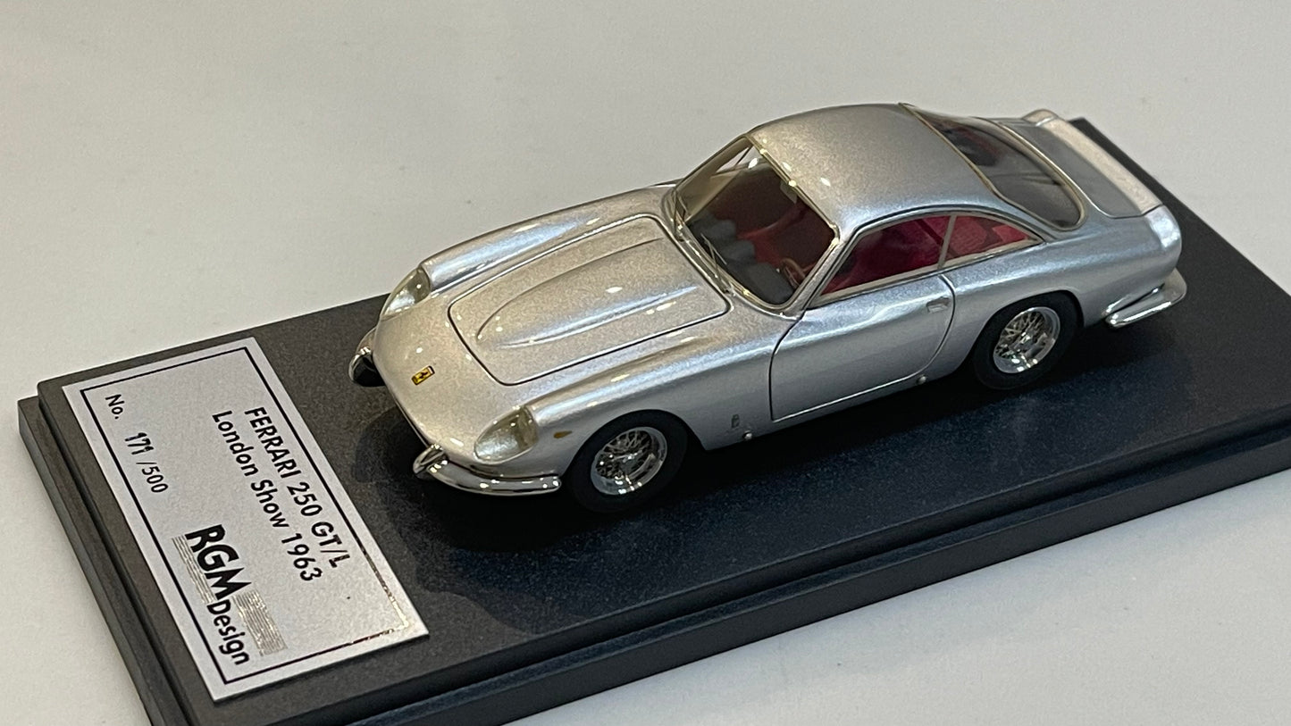 BBR 1/43 Ferrari 250 GT Lusso Long Nose 1963 Silver RGM15