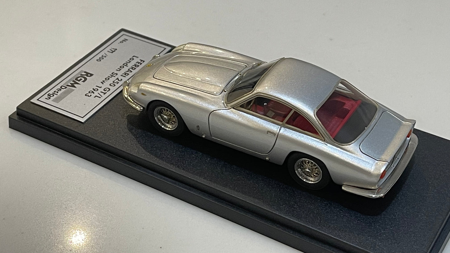 BBR 1/43 Ferrari 250 GT Lusso Long Nose 1963 Silver RGM15