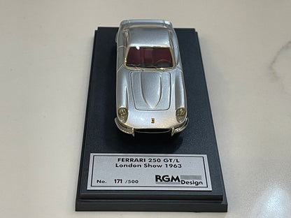 BBR 1/43 Ferrari 250 GT Lusso Long Nose 1963 Silver RGM15