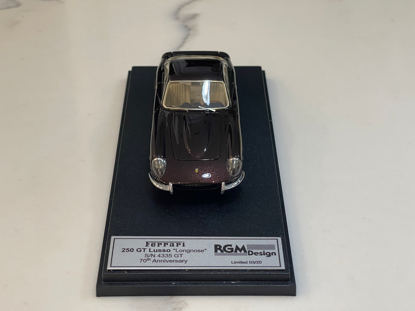 BBR 1/43 Ferrari 250 GT Lusso Long Nose 4335GT 1963 Met. Brown RGM15-5