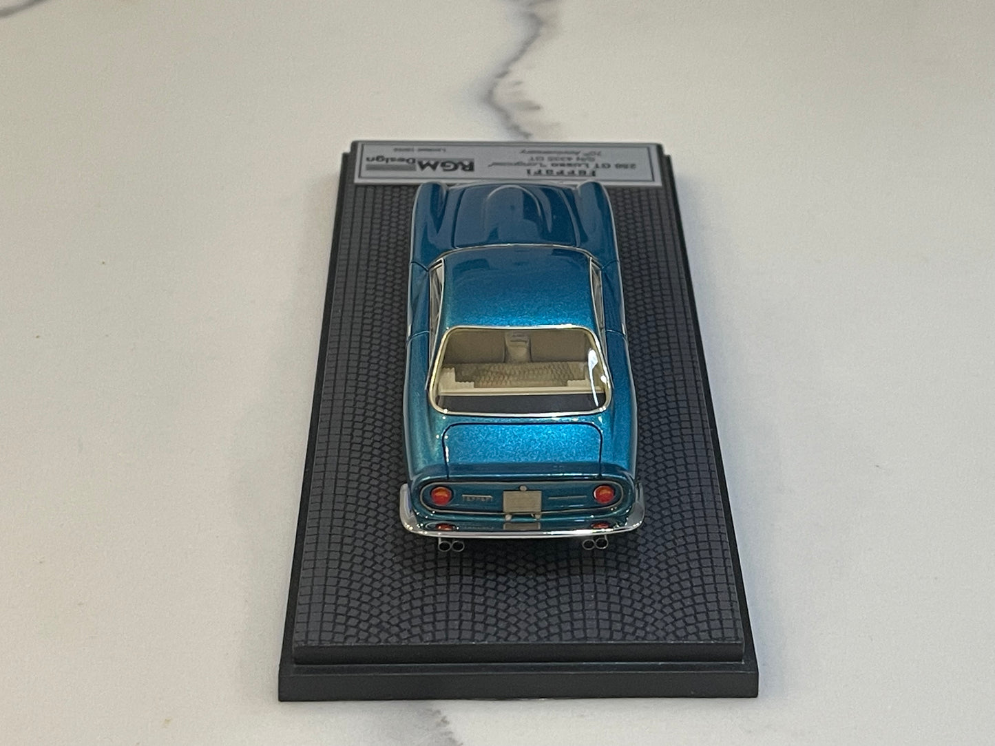 BBR 1/43 Ferrari 250 GT Lusso Long Nose 4335GT 1963 Met. Light Blue RGM15-8
